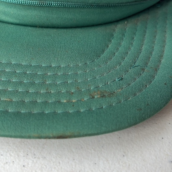Vintage Grand Tan Tanning Studios Trucker Hat Mesh Snapback Green - Picture 2 of 6